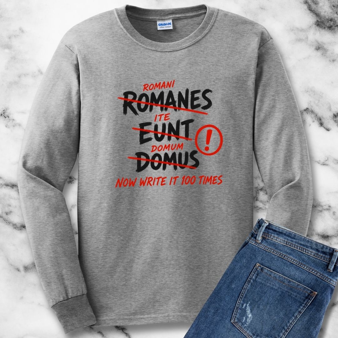 Romans Go Home Brian Graffiti Unisex Long Sleeve Tee