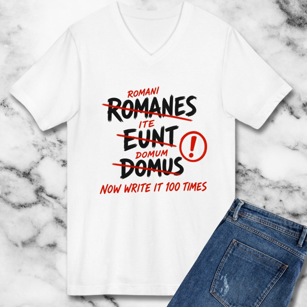 Romans Go Home Brian Graffiti V-neck