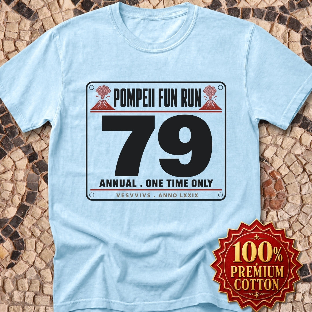 Pompeii Fun Run Race Bib Premium Tee