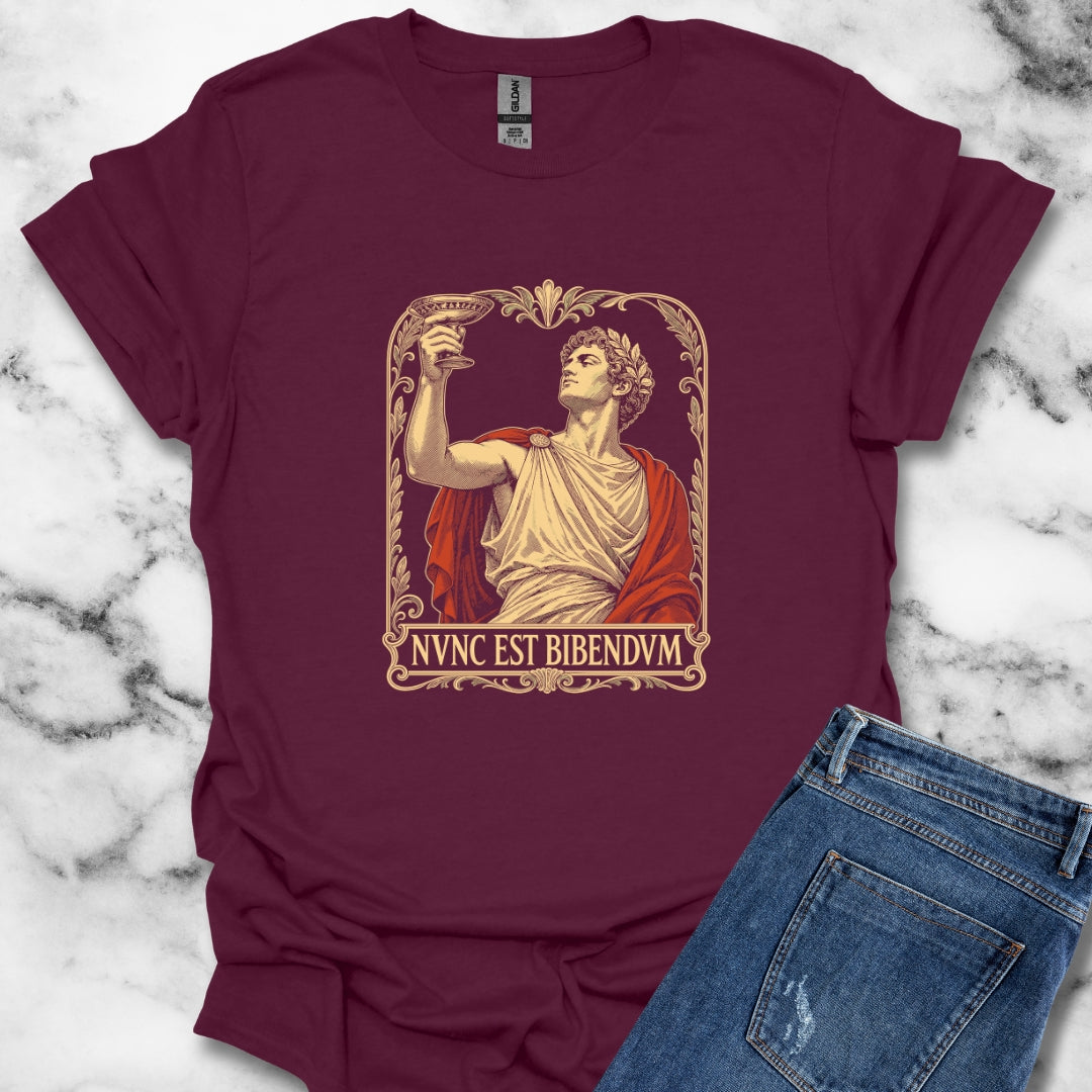 Nunc Est Bibendum Latin to Drink T-Shirt