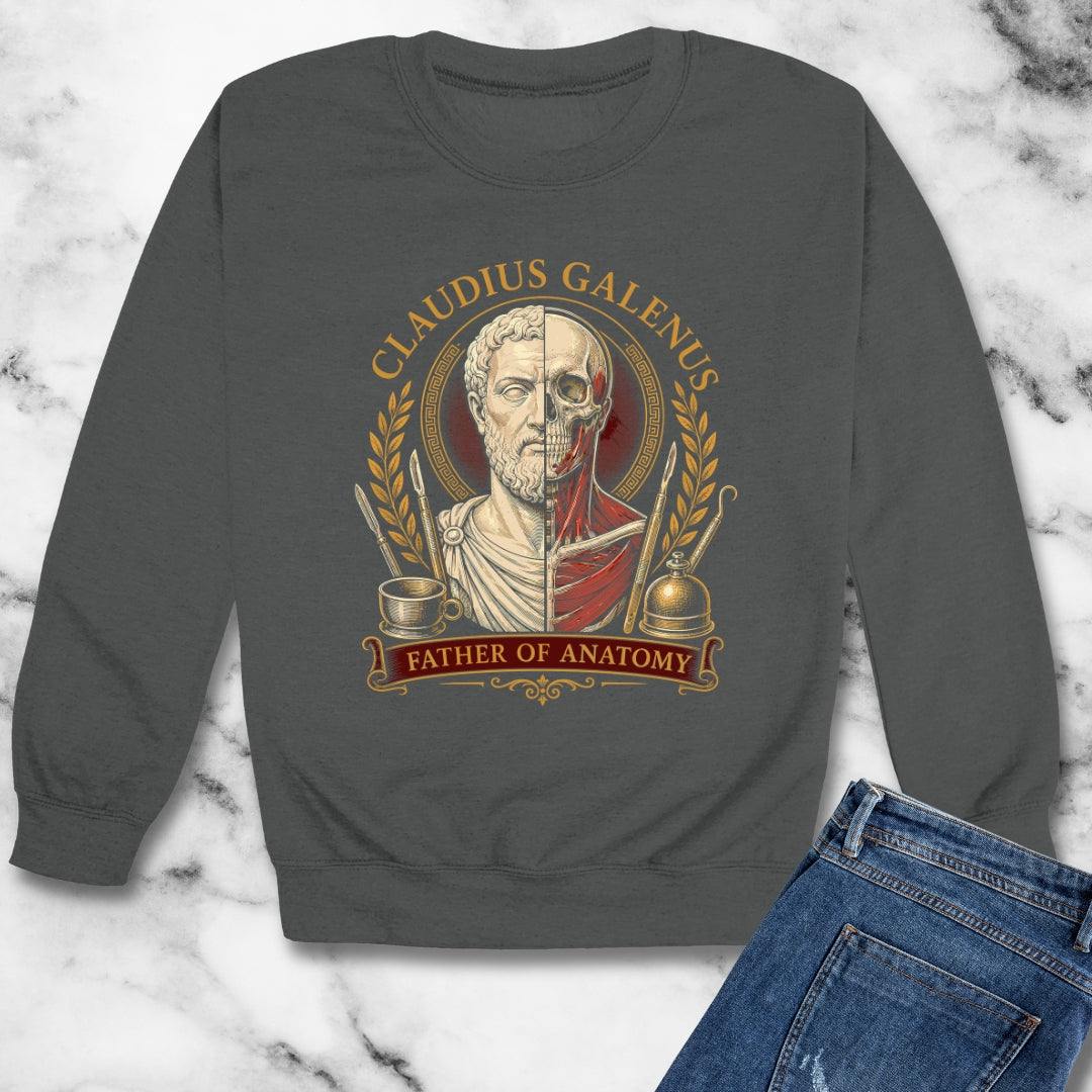Galen Father of Anatomy Unisex Heavy Crewneck Sweatshirt