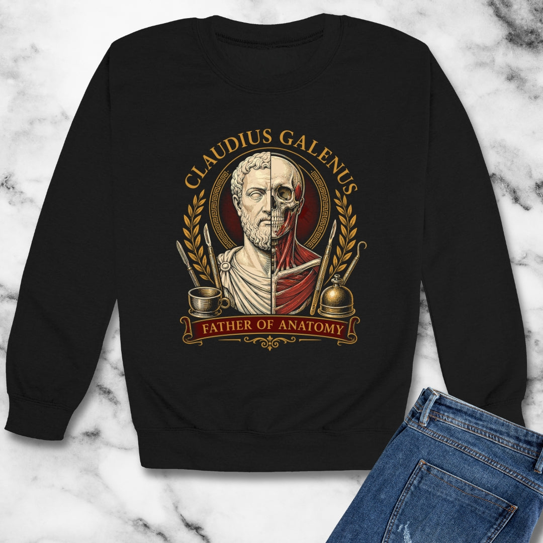 Galen Father of Anatomy Unisex Heavy Crewneck Sweatshirt