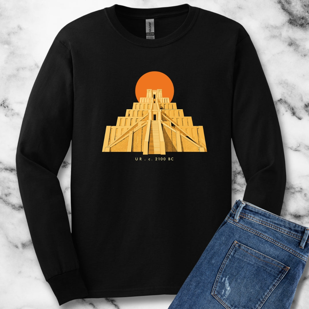 Ziggurat of Ur Unisex Long Sleeve Tee