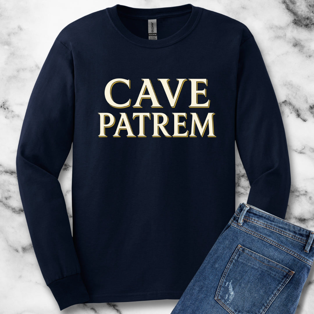 Cave Patrem Beware Father Unisex Long Sleeve Tee