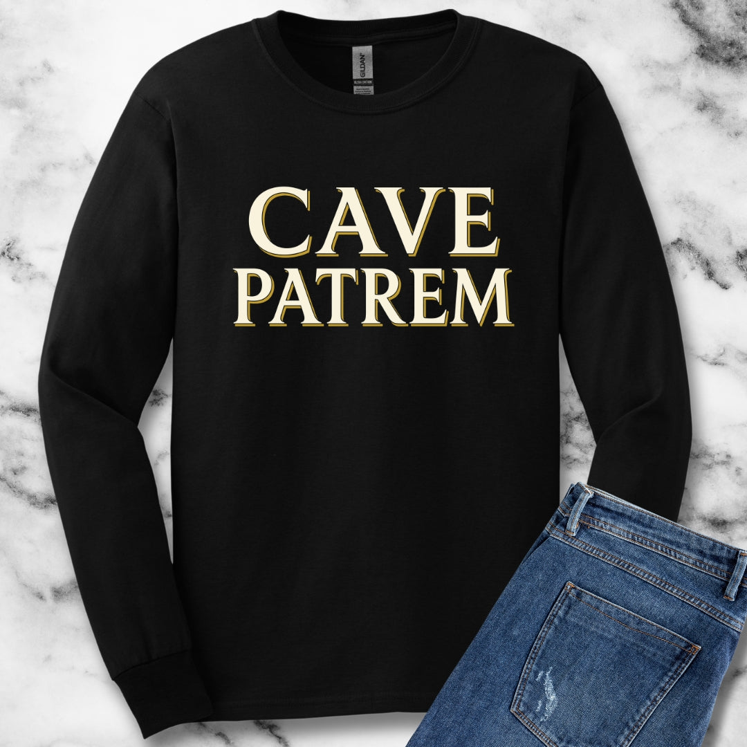 Cave Patrem Beware Father Unisex Long Sleeve Tee