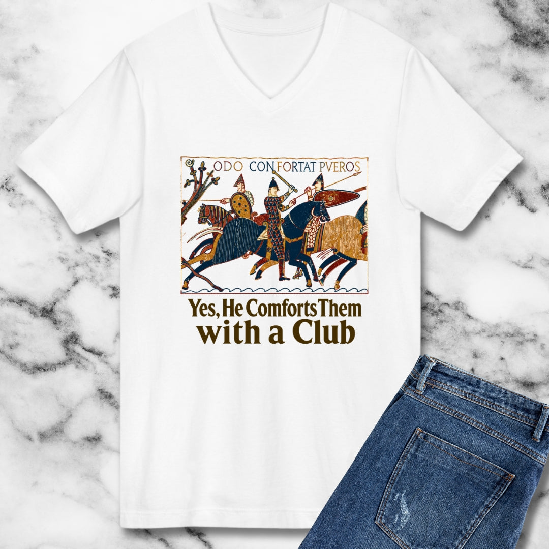Odo Comforts Them With Club Tapestry V-neck