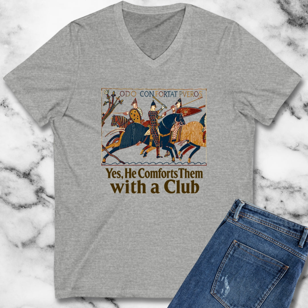 Odo Comforts Them With Club Tapestry V-neck