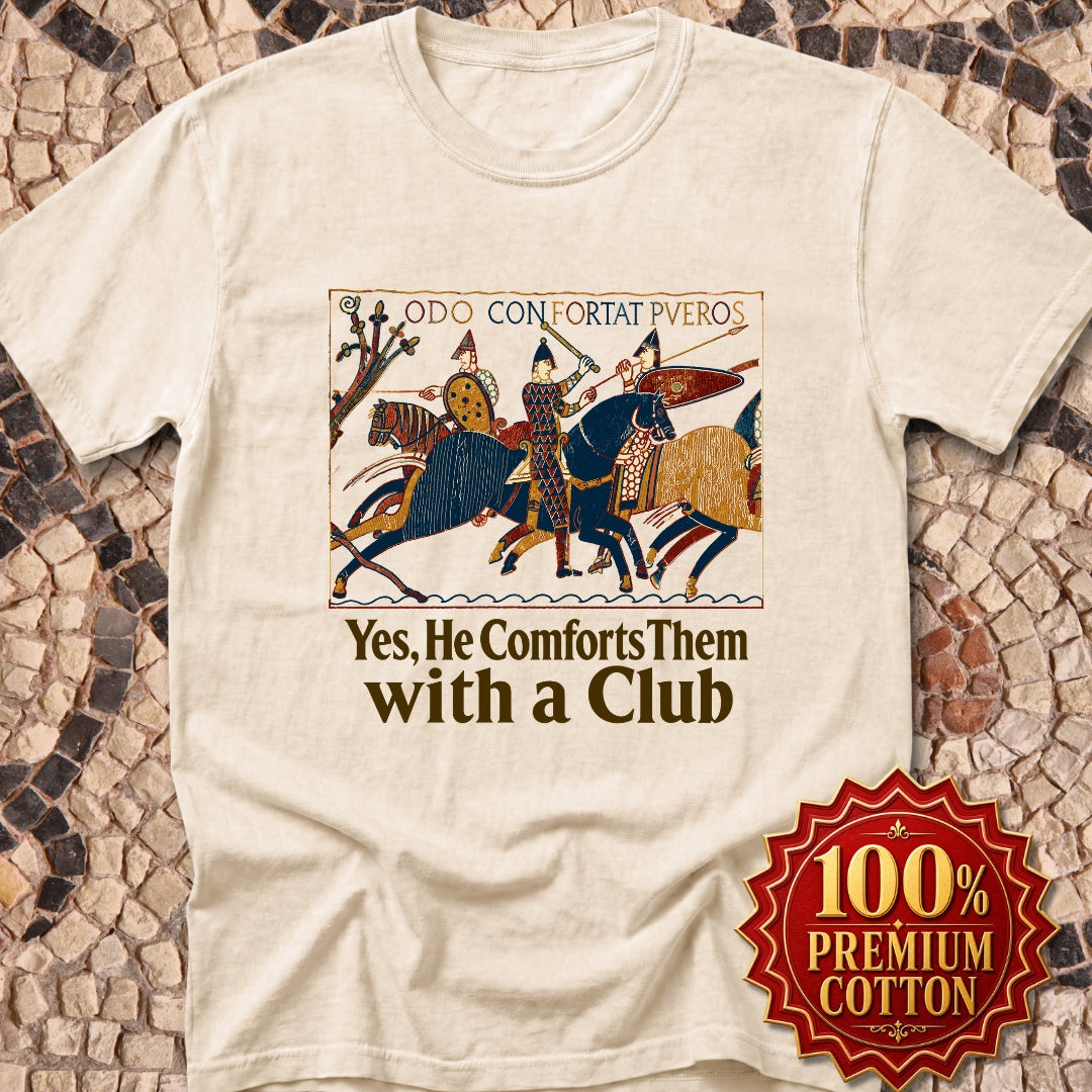 Odo Comforts Them With Club Tapestry Premium Tee