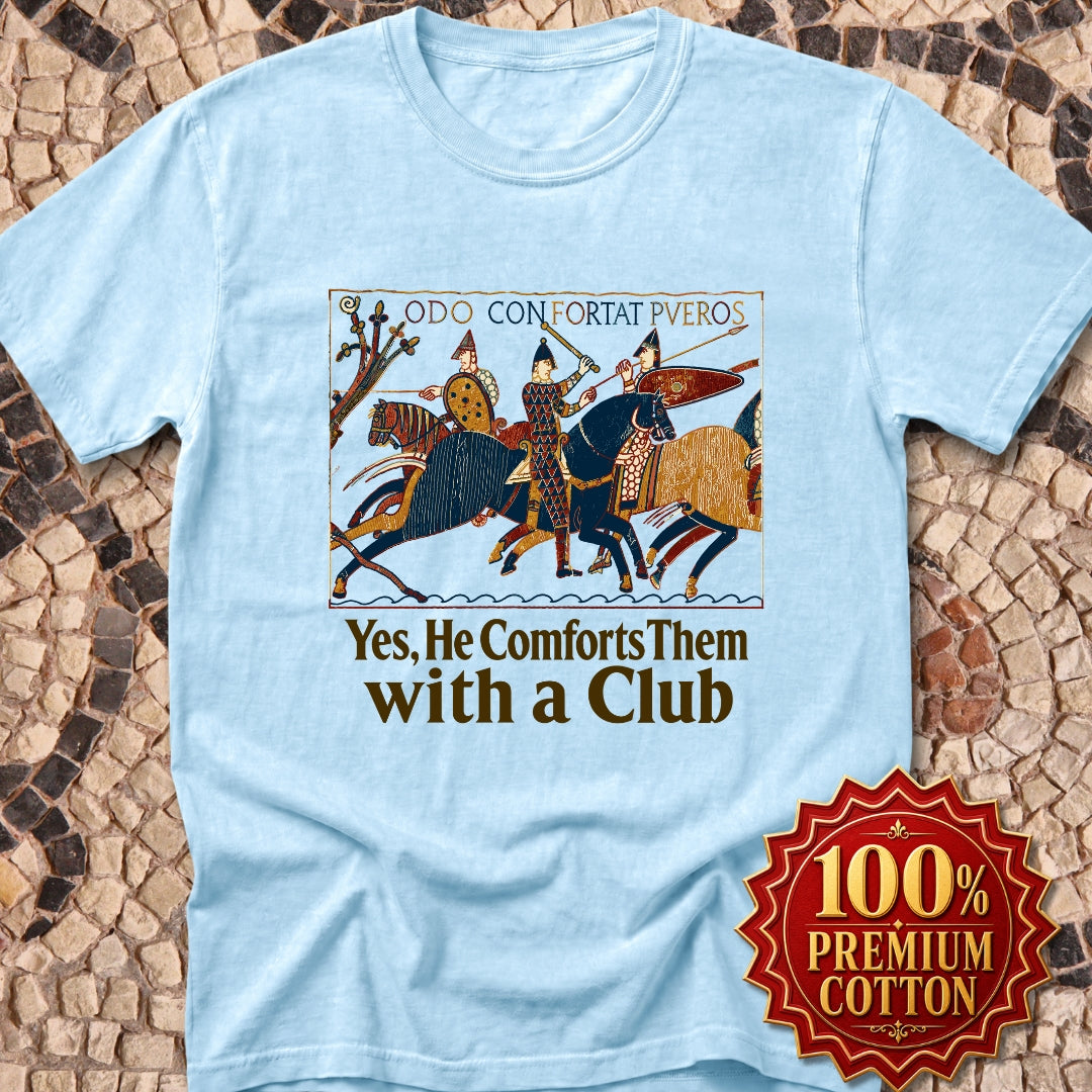 Odo Comforts Them With Club Tapestry Premium Tee