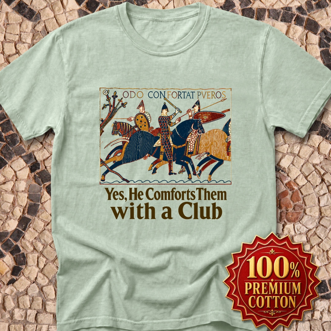 Odo Comforts Them With Club Tapestry Premium Tee