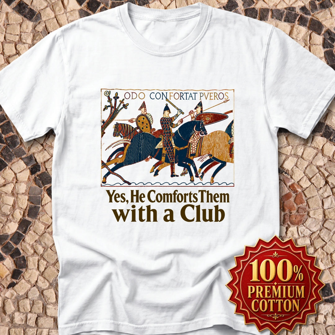 Odo Comforts Them With Club Tapestry Premium Tee