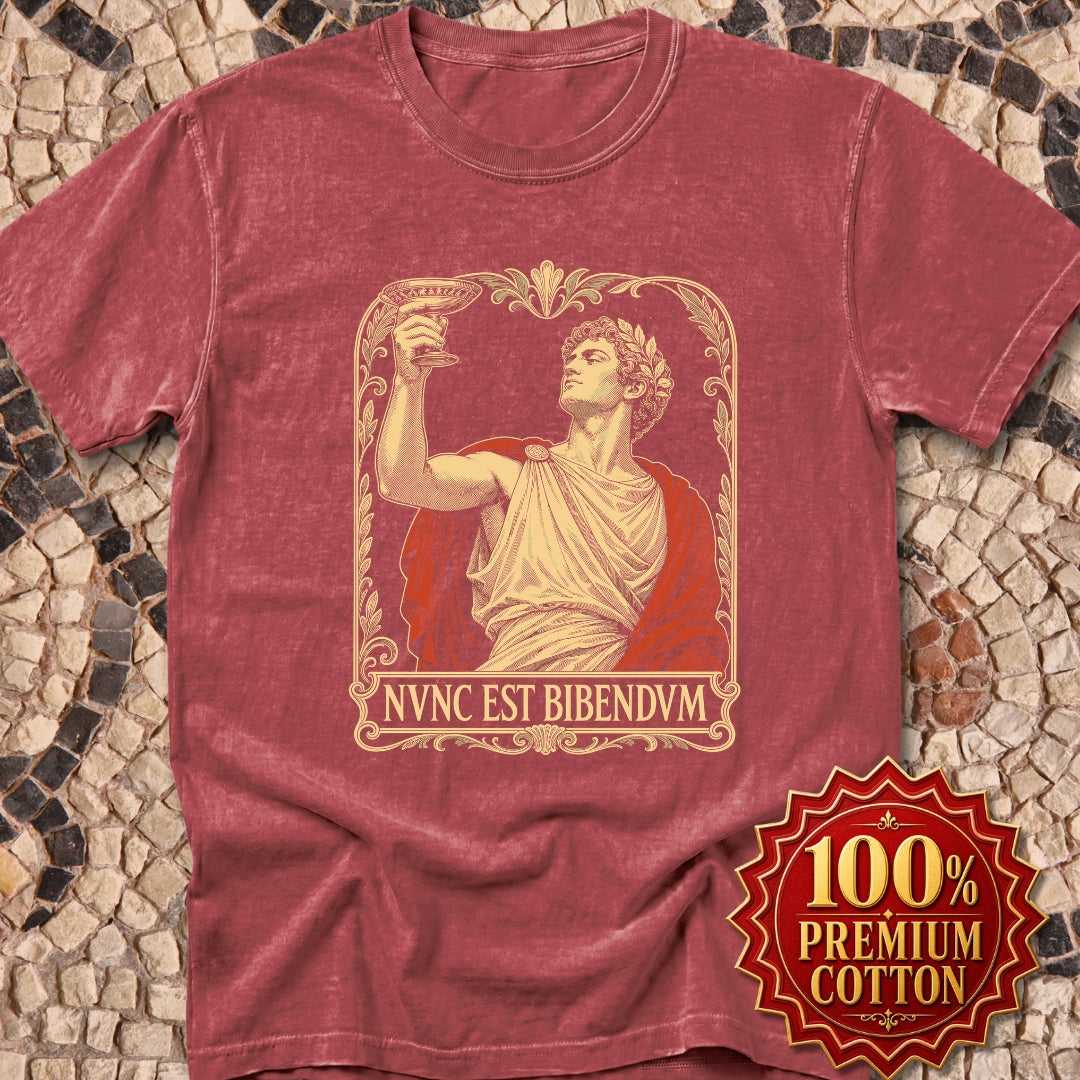 Nunc Est Bibendum Latin to Drink Premium Tee