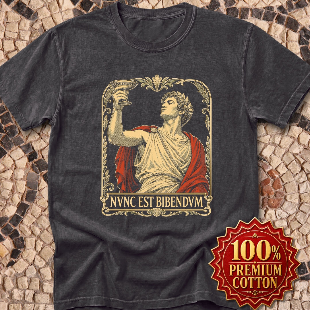 Nunc Est Bibendum Latin to Drink Premium Tee