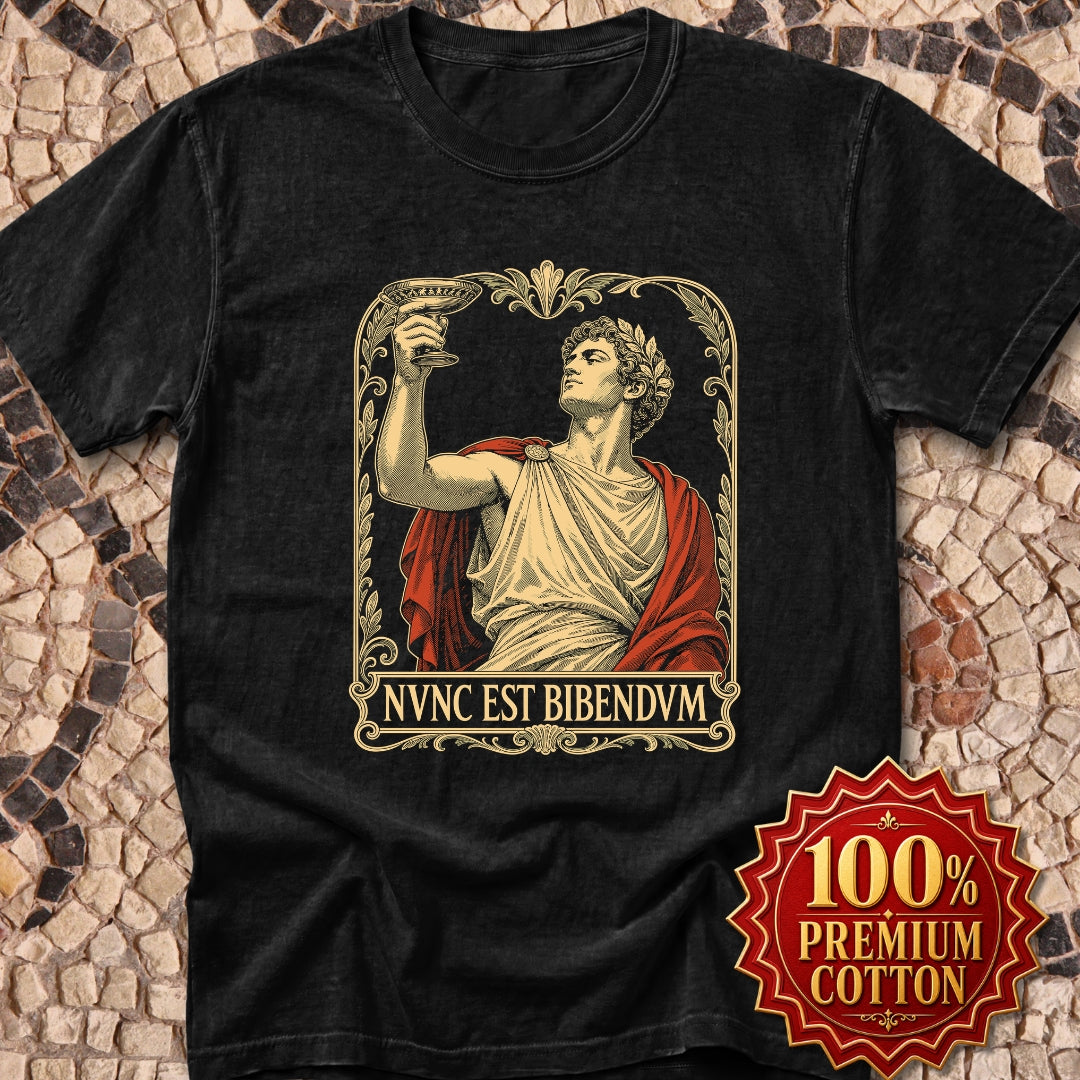 Nunc Est Bibendum Latin to Drink Premium Tee