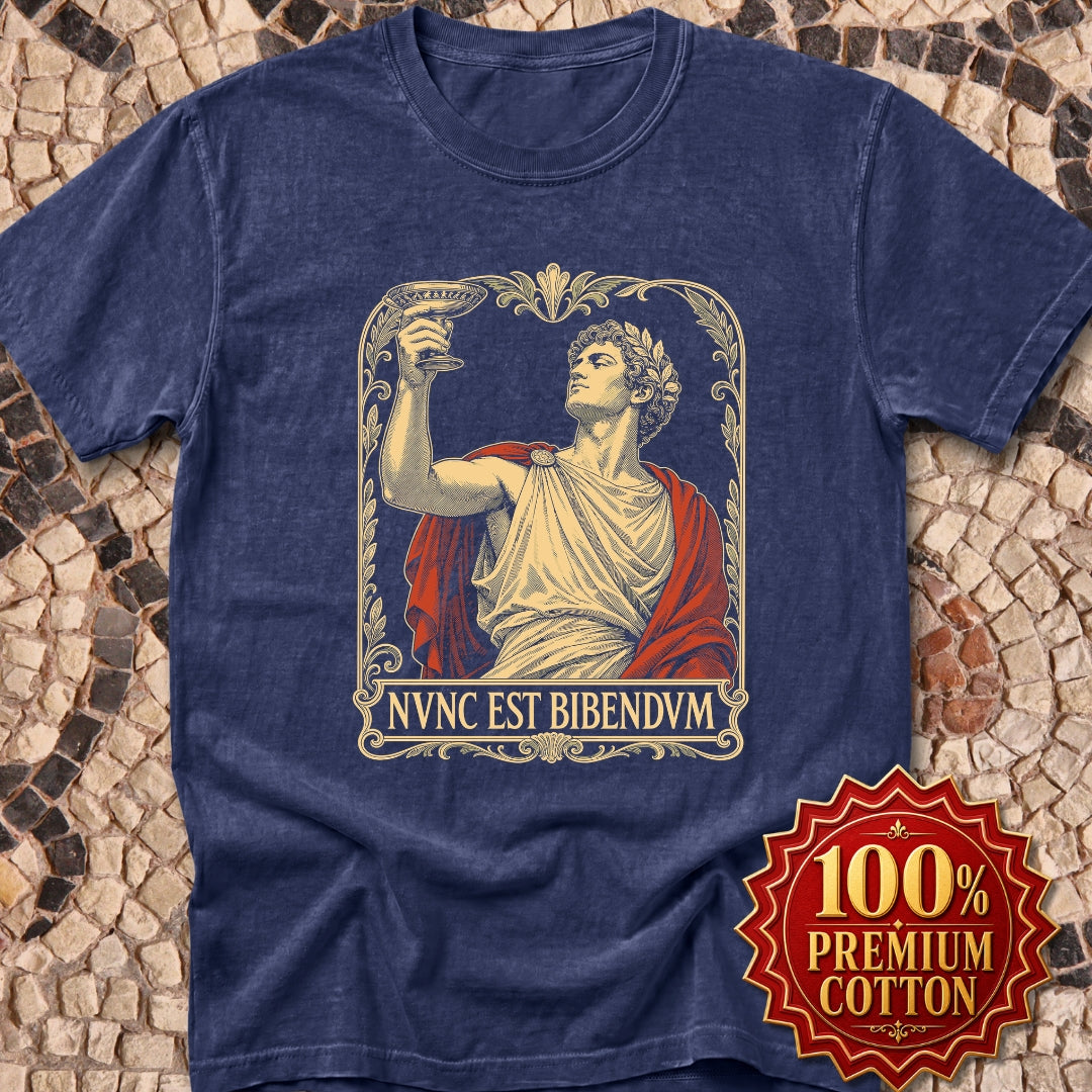 Nunc Est Bibendum Latin to Drink Premium Tee