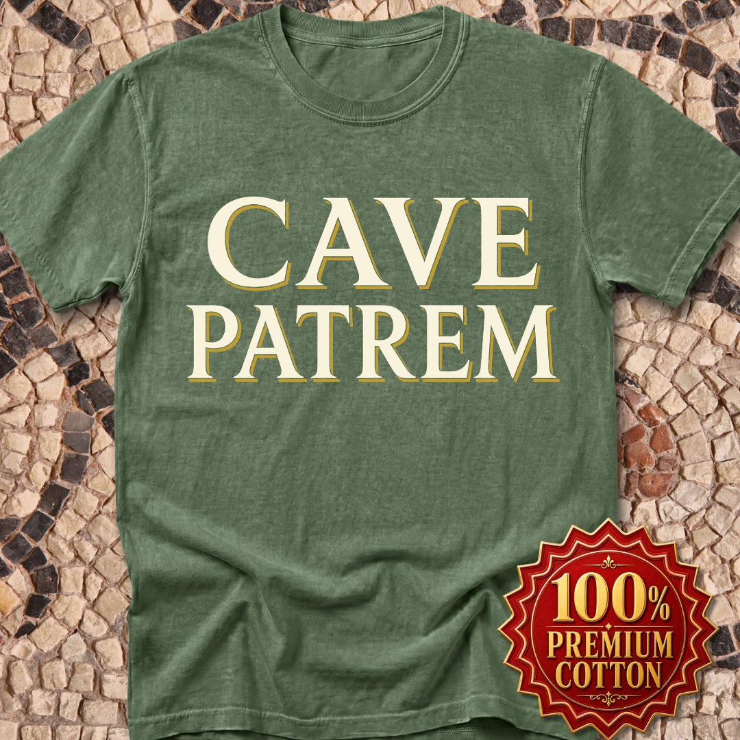 Cave Patrem Beware Father Premium Tee