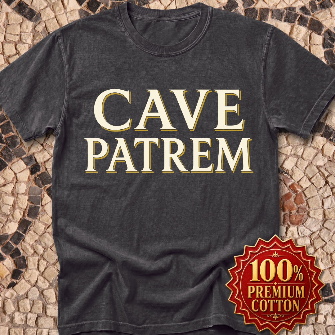 Cave Patrem Beware Father Premium Tee