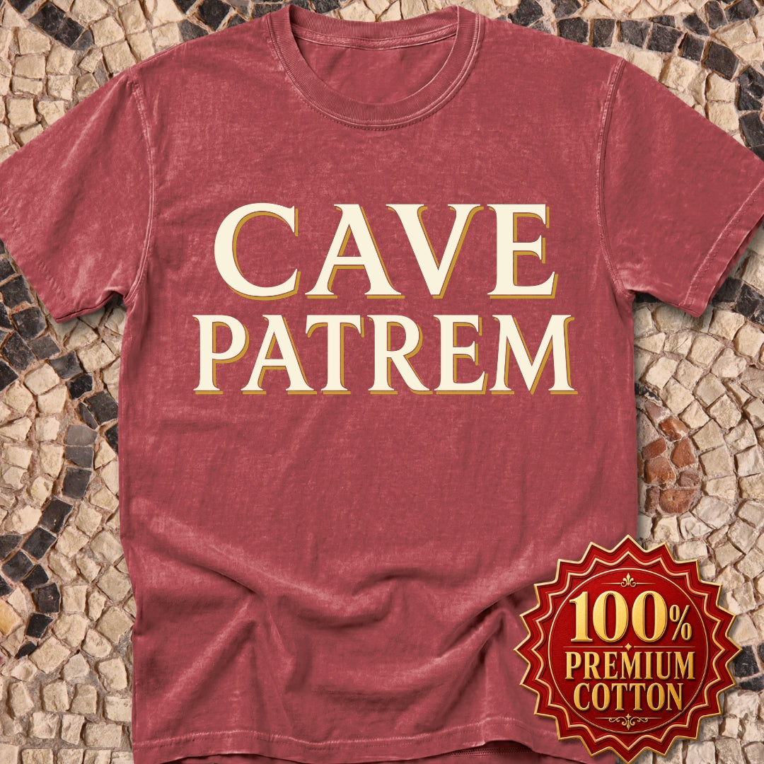 Cave Patrem Beware Father Premium Tee