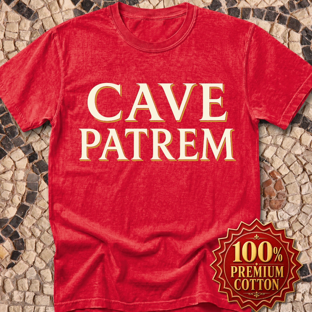 Cave Patrem Beware Father Premium Tee