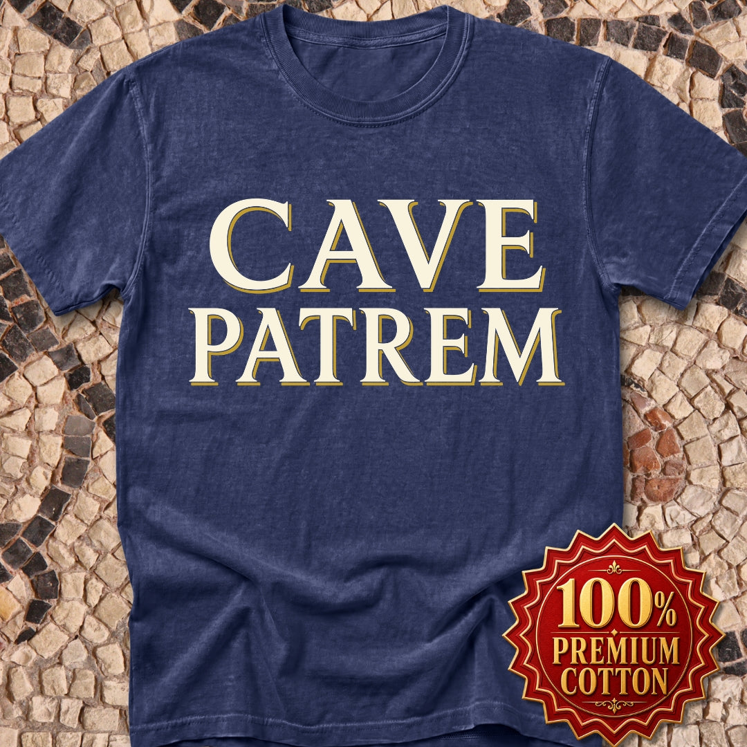 Cave Patrem Beware Father Premium Tee