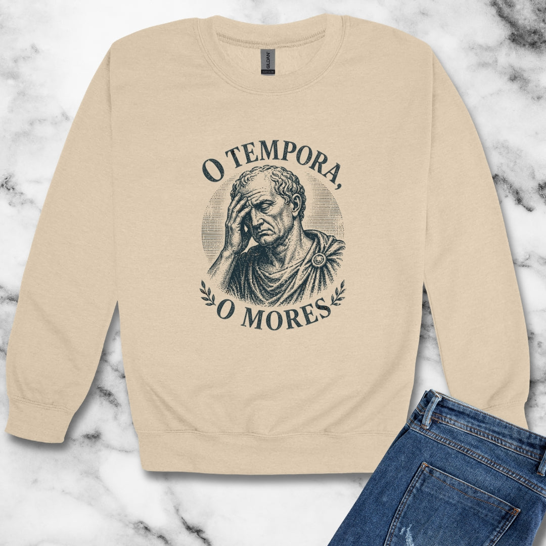 O Tempora O Mores Cicero Unisex Heavy Crewneck Sweatshirt
