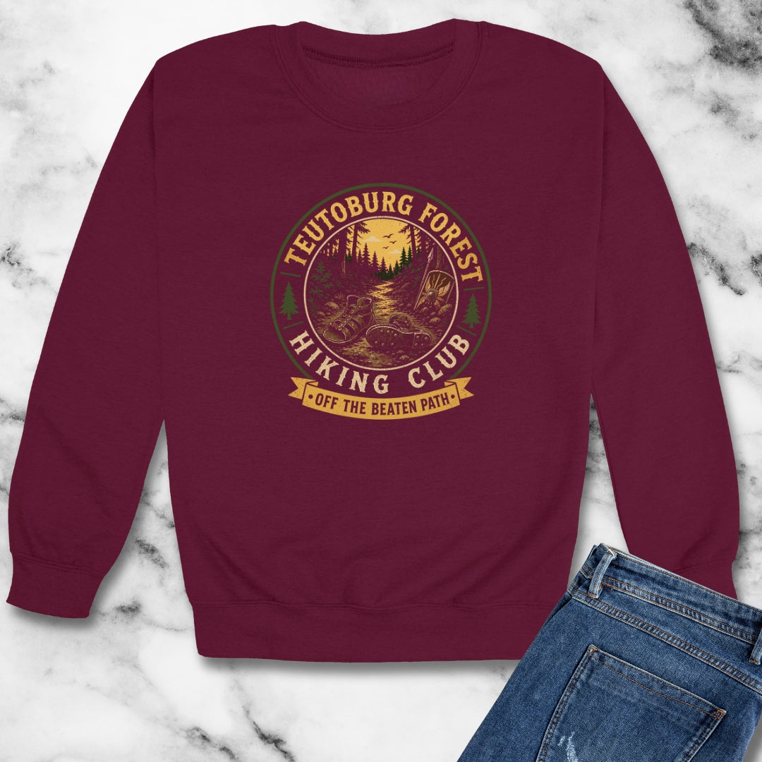 Teutoburg Forest Hiking Club Unisex Heavy Crewneck Sweatshirt