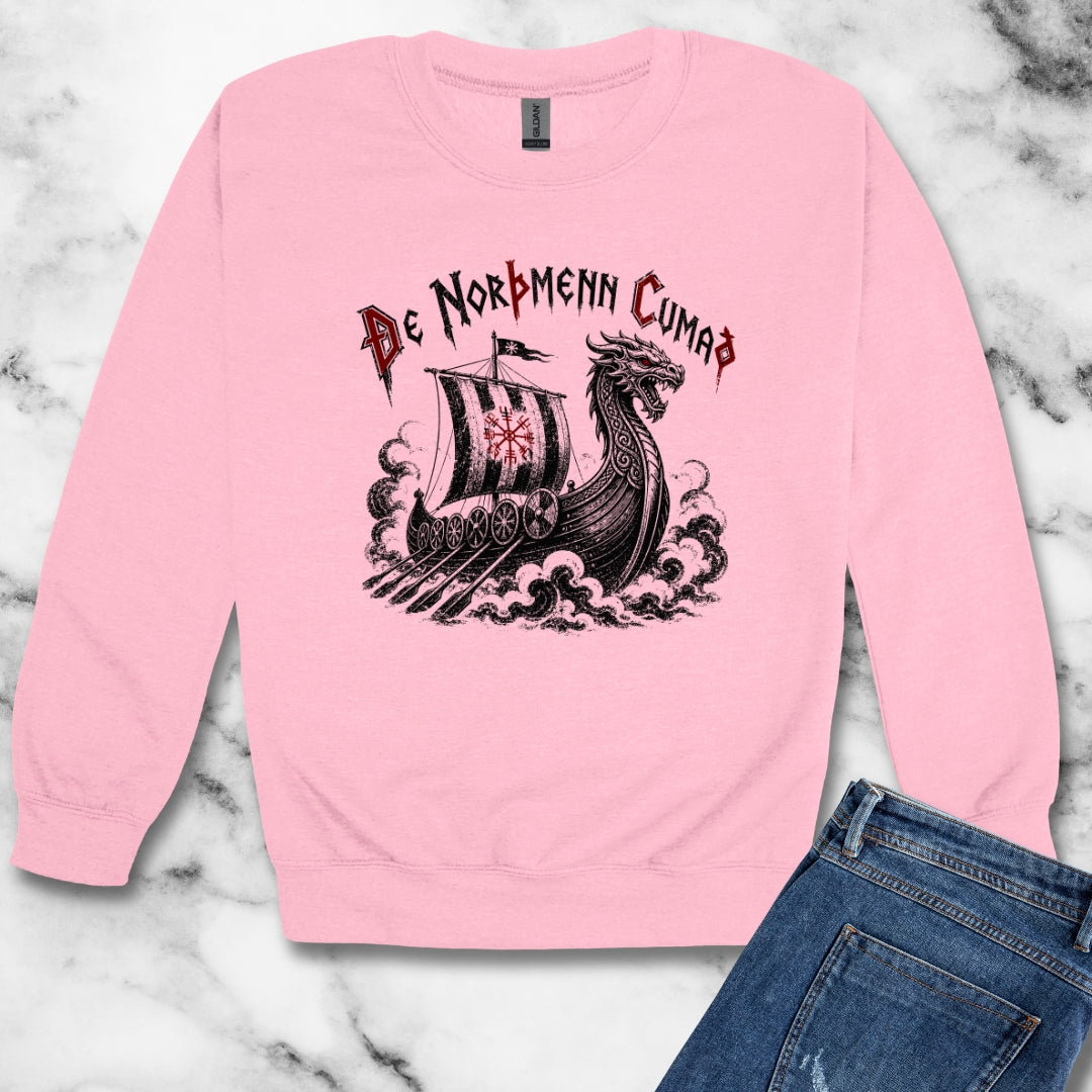 The Northmen are Coming Old English Unisex Heavy Crewneck Sweatshirt