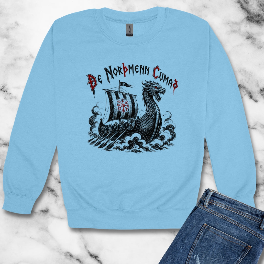 The Northmen are Coming Old English Unisex Heavy Crewneck Sweatshirt