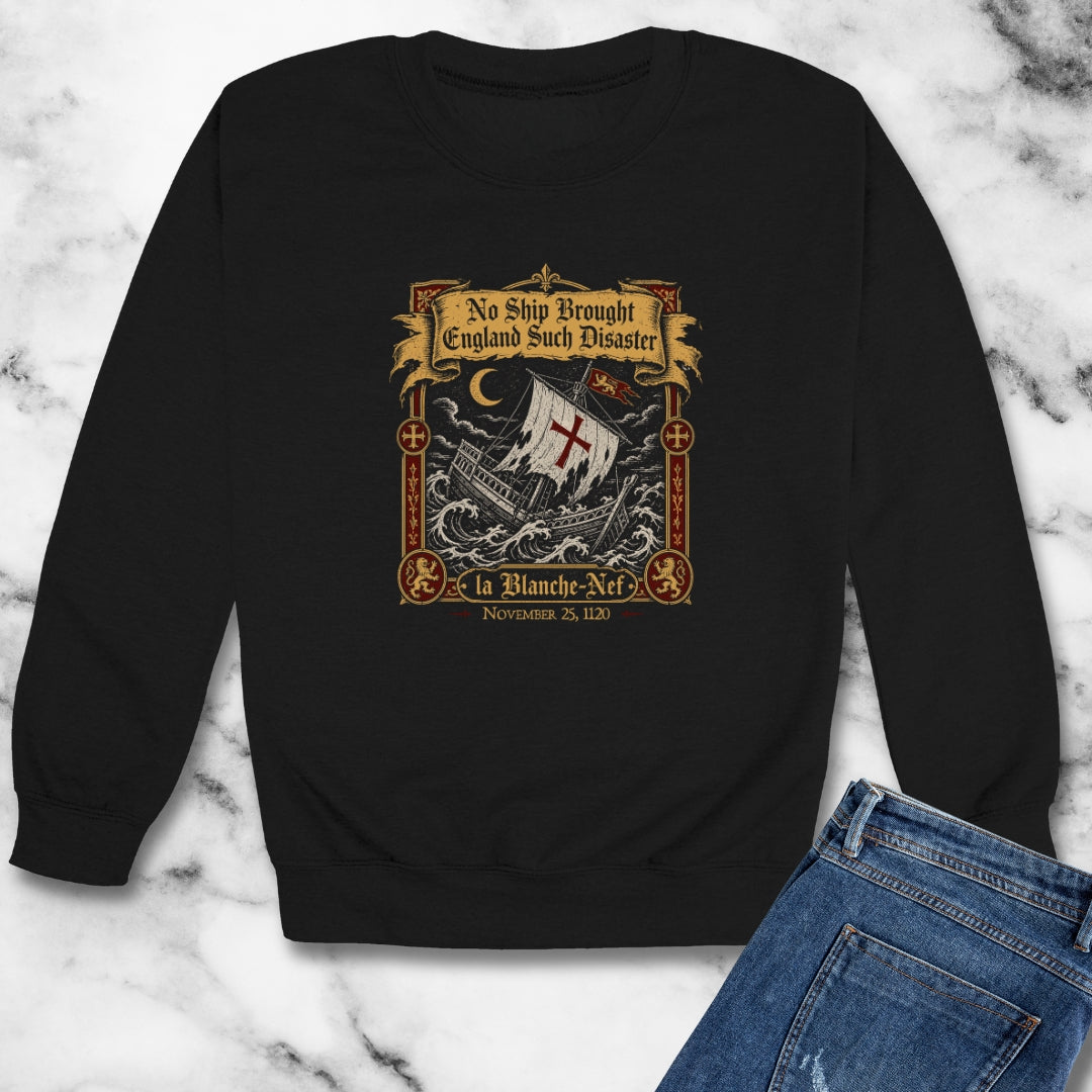 The White Ship Disaster 1120 Unisex Heavy Crewneck Sweatshirt