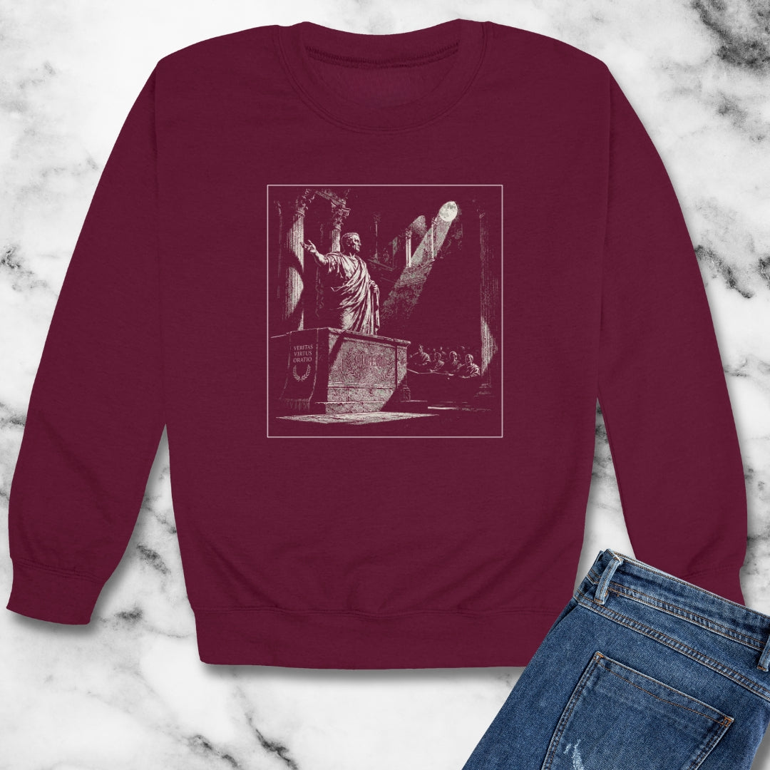 Cicero the Orator Unisex Heavy Crewneck Sweatshirt