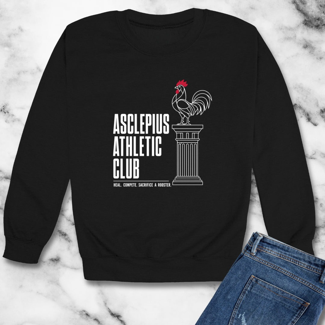 Asclepius Athletic Club Unisex Heavy Crewneck Sweatshirt