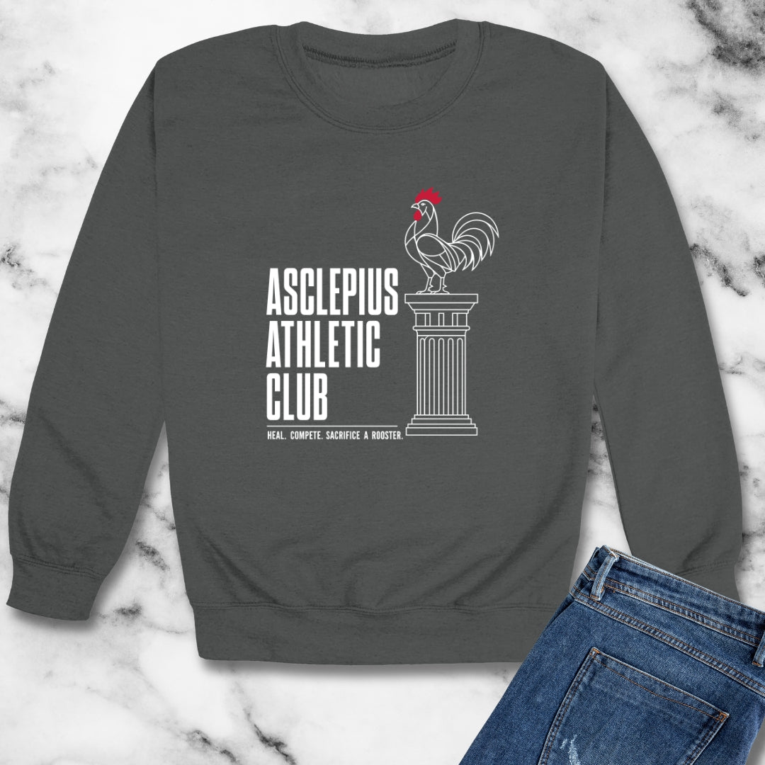 Asclepius Athletic Club Unisex Heavy Crewneck Sweatshirt