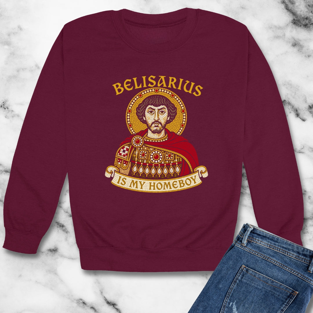 Belisarius is My Homeboy Mosaic Unisex Heavy Crewneck Sweatshirt