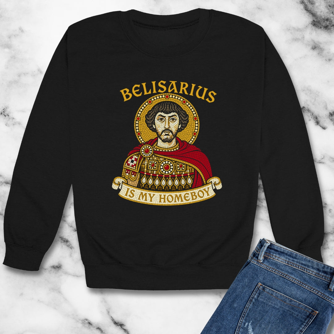 Belisarius is My Homeboy Mosaic Unisex Heavy Crewneck Sweatshirt