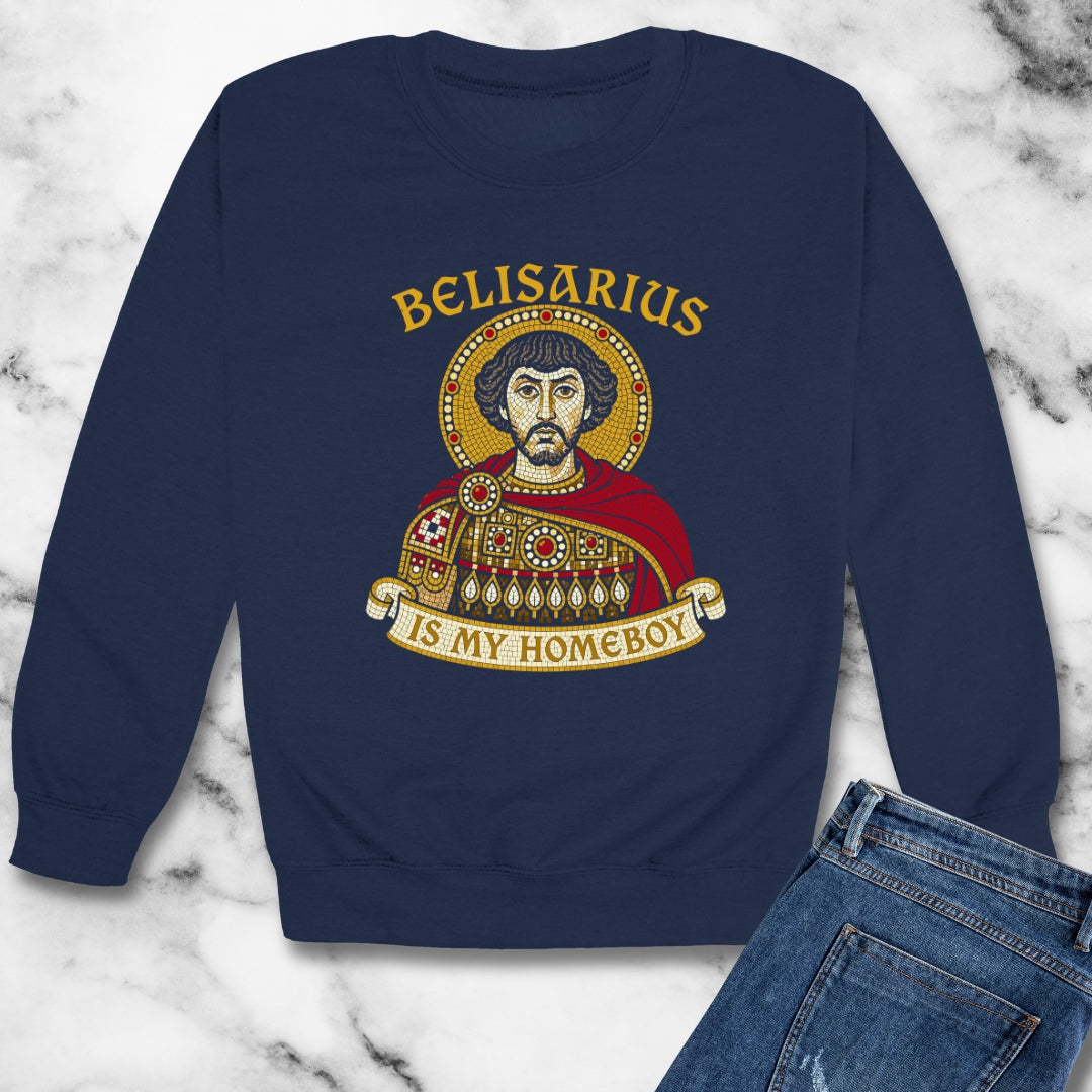 Belisarius is My Homeboy Mosaic Unisex Heavy Crewneck Sweatshirt