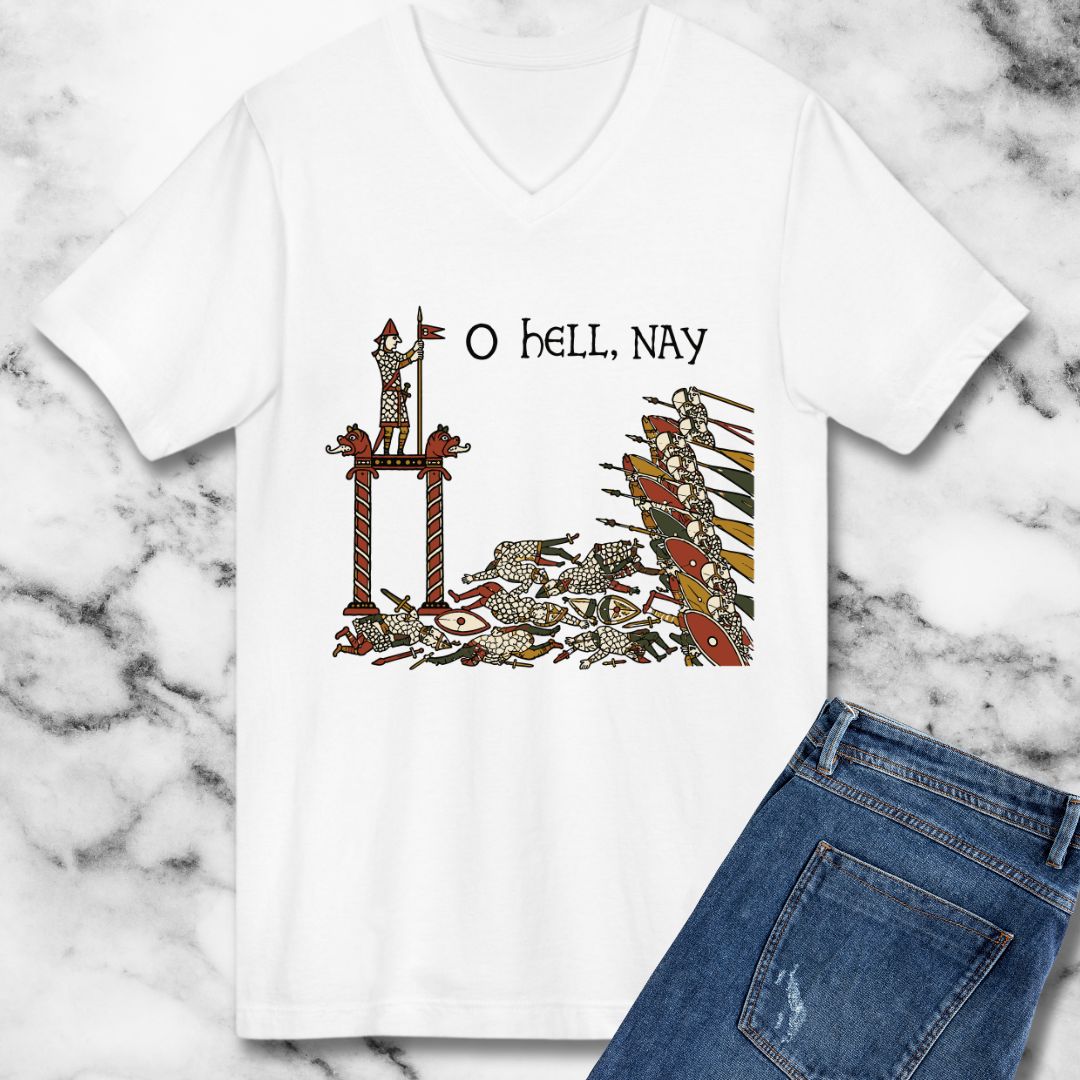 Hell Nay Bayeux Tapestry Meme V-neck