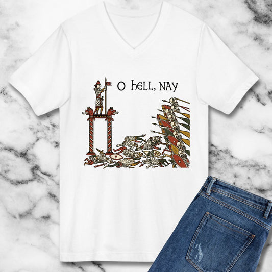 Hell Nay Bayeux Tapestry Meme V-neck