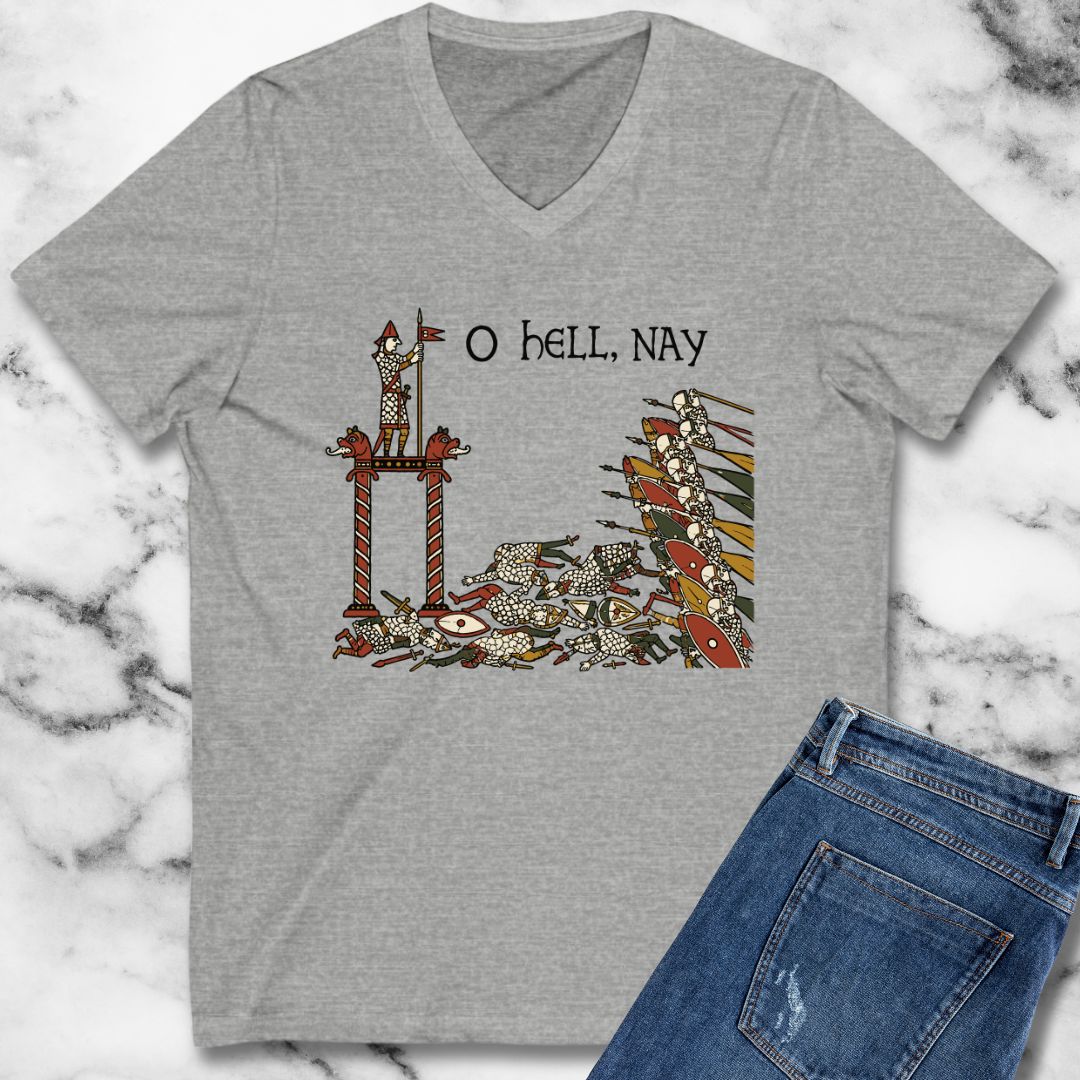 Hell Nay Bayeux Tapestry Meme V-neck