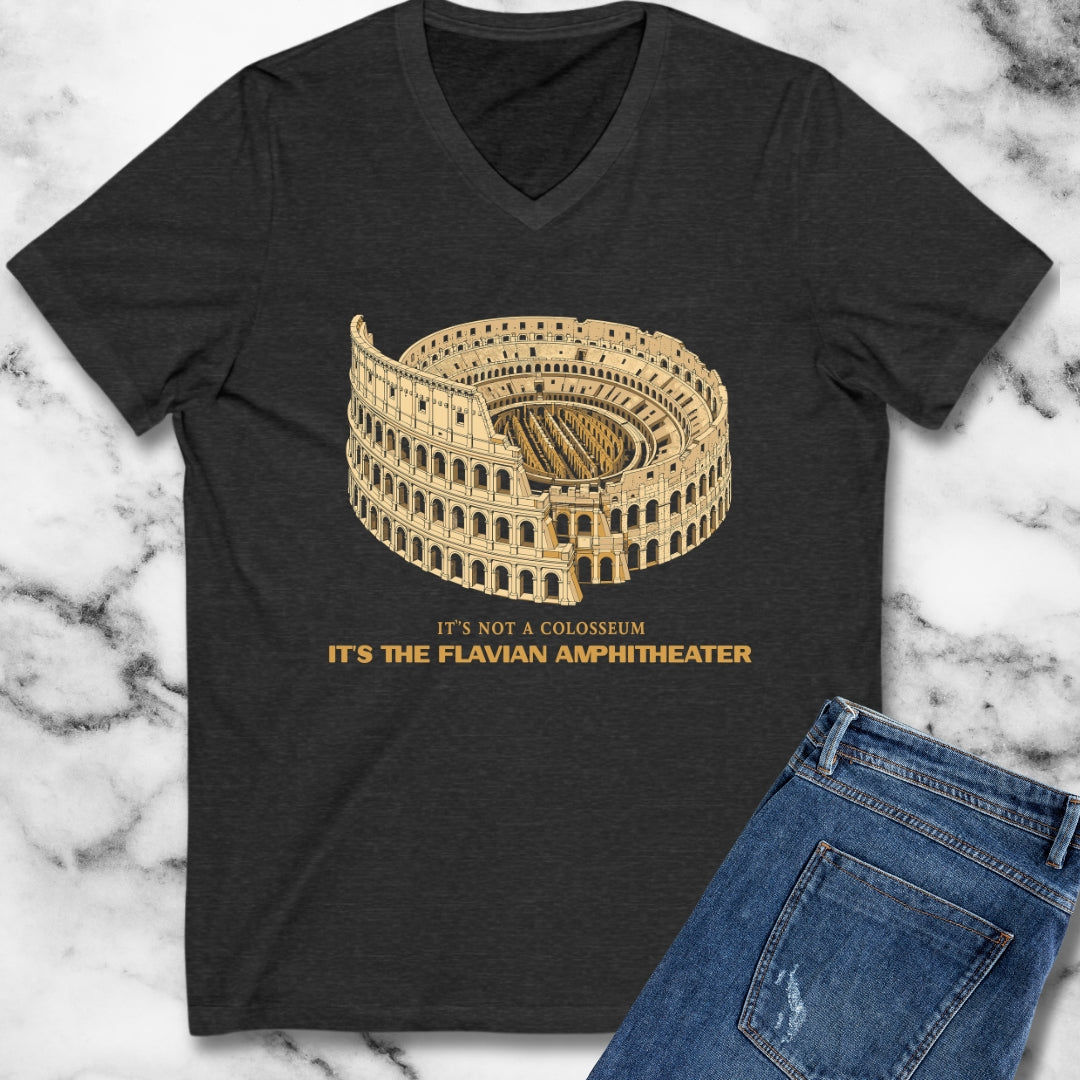 Not Colosseum Flavian Amphitheater V-Neck