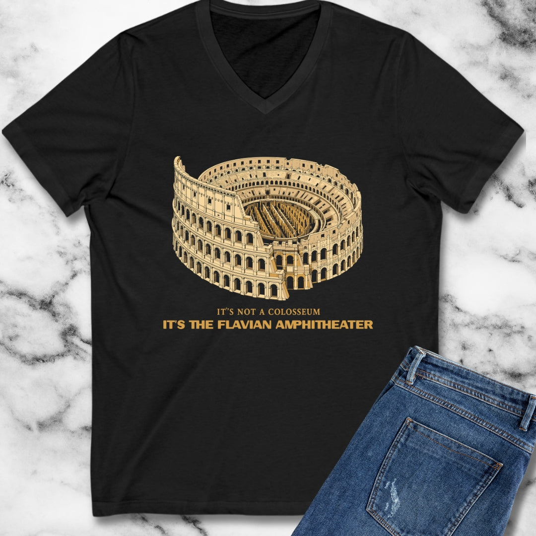 Not Colosseum Flavian Amphitheater V-Neck