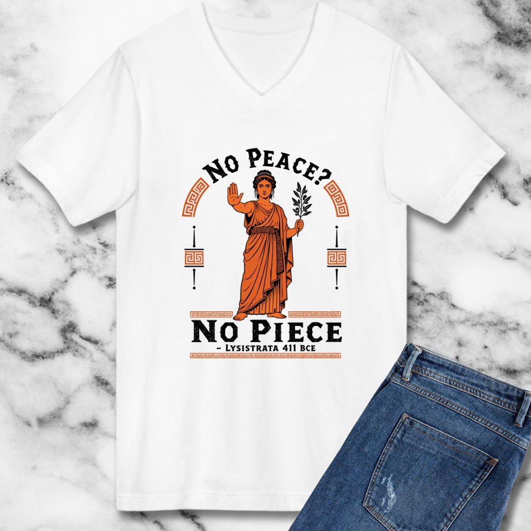 No Peace Lysistrata Strike V-neck