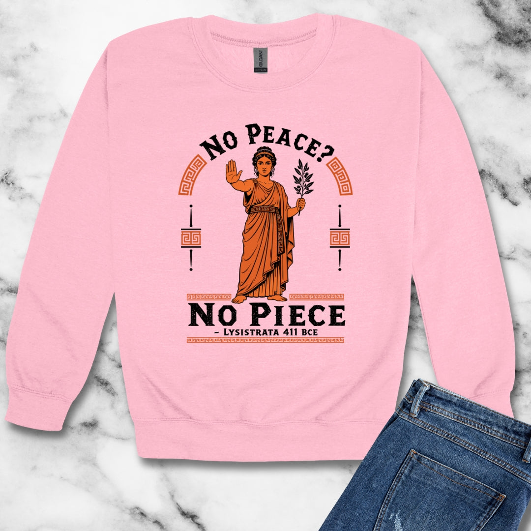 No Peace Lysistrata Strike Unisex Heavy Crewneck Sweatshirt