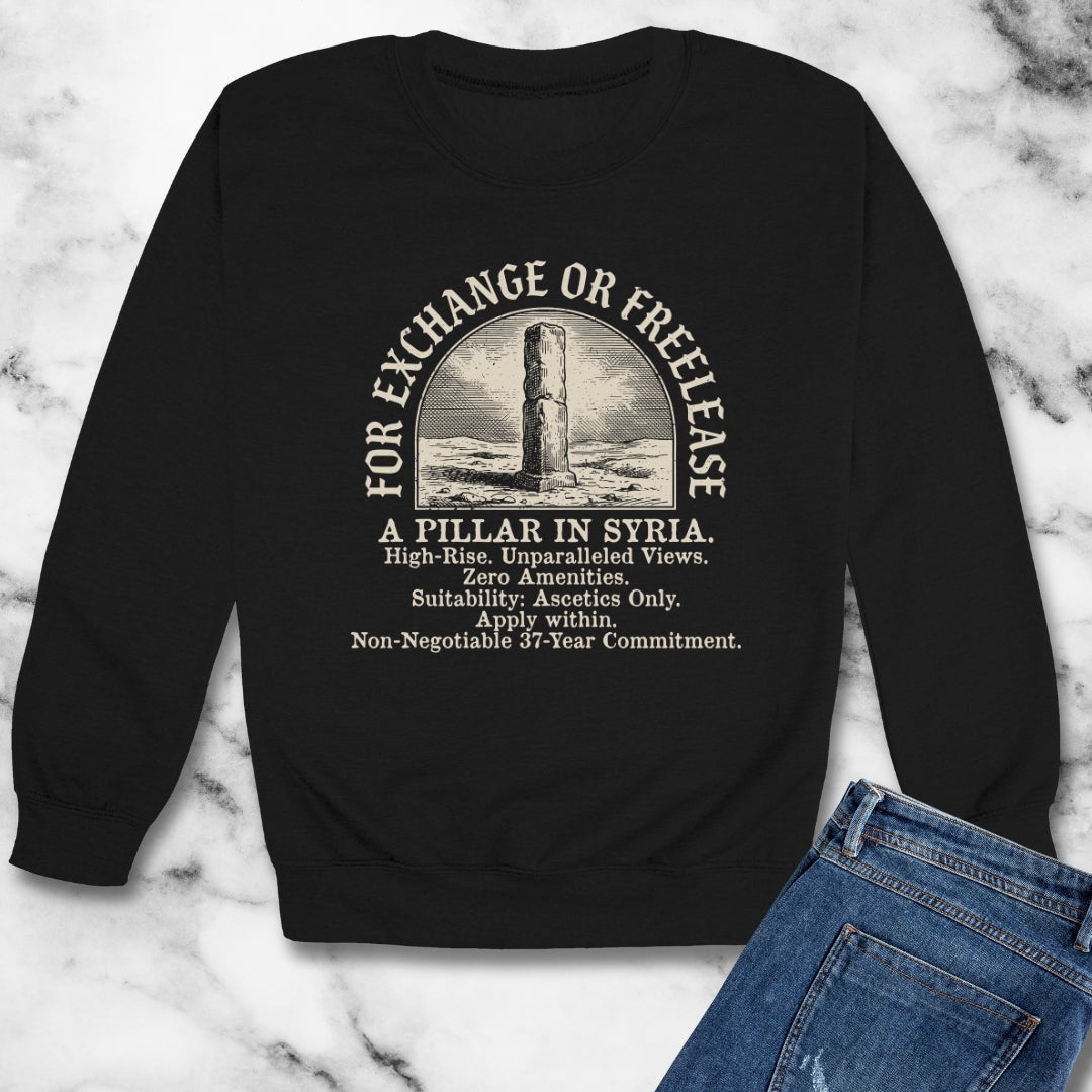 Saint Simeon Stylites Real Estate Listing Unisex Heavy Crewneck Sweatshirt