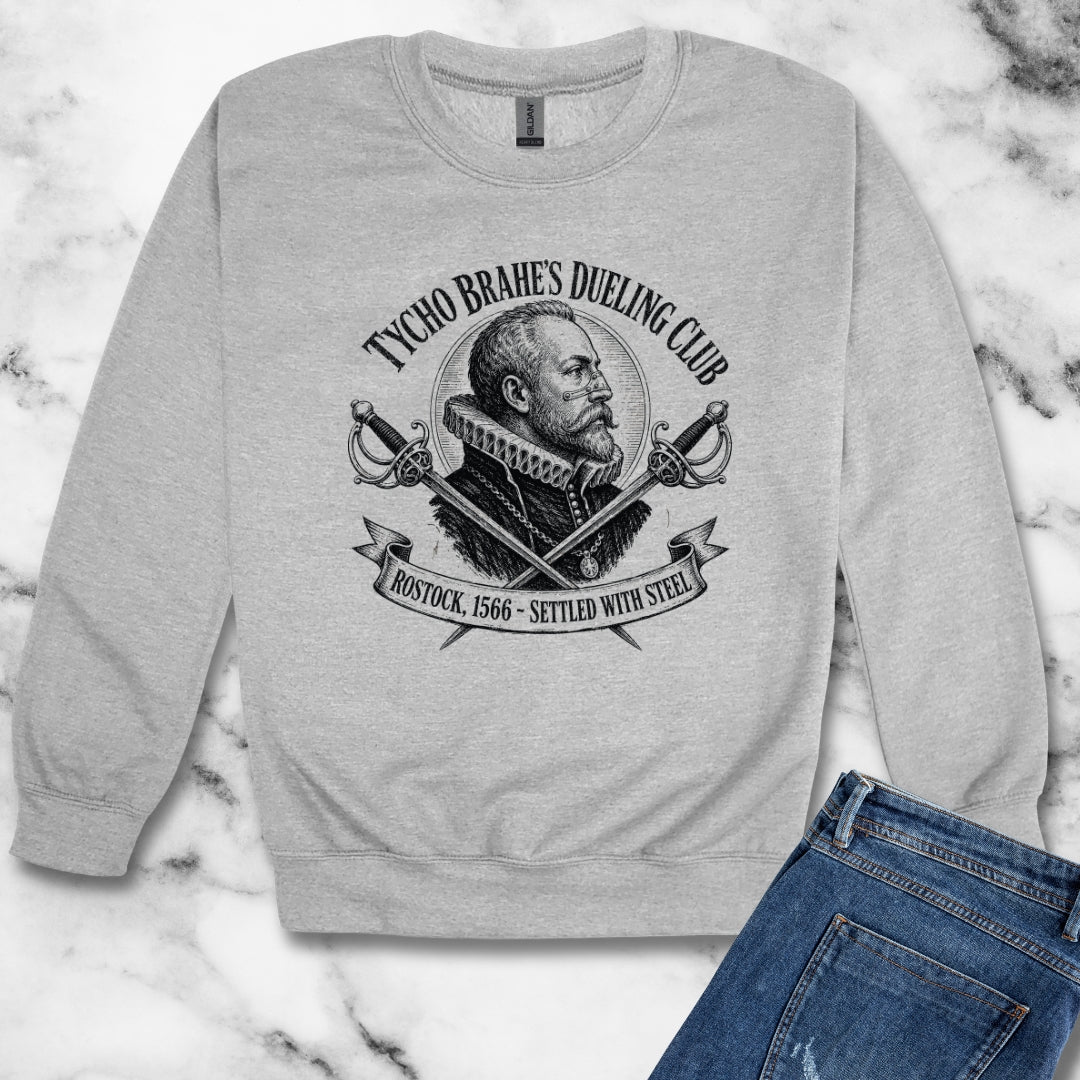 Tycho Brahe's Dueling Club Unisex Heavy Crewneck Sweatshirt