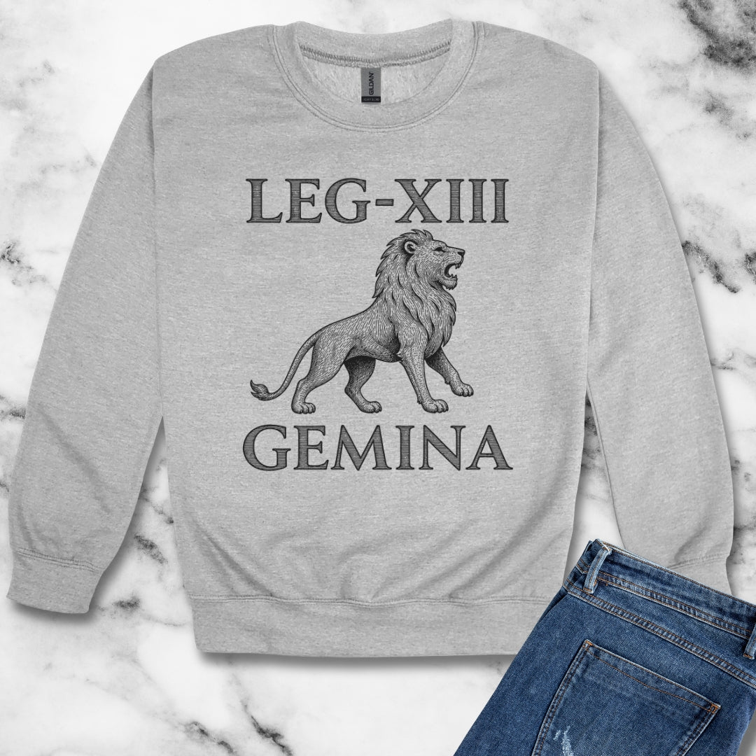 Legio 13 Gemina Unisex Heavy Crewneck Sweatshirt