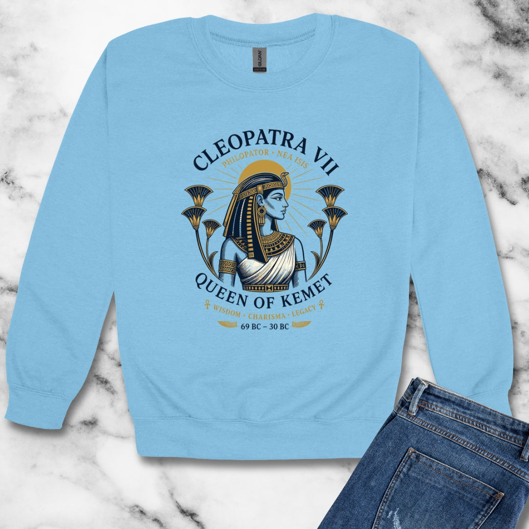 Cleopatra Queen of Kemet Unisex Heavy Crewneck Sweatshirt