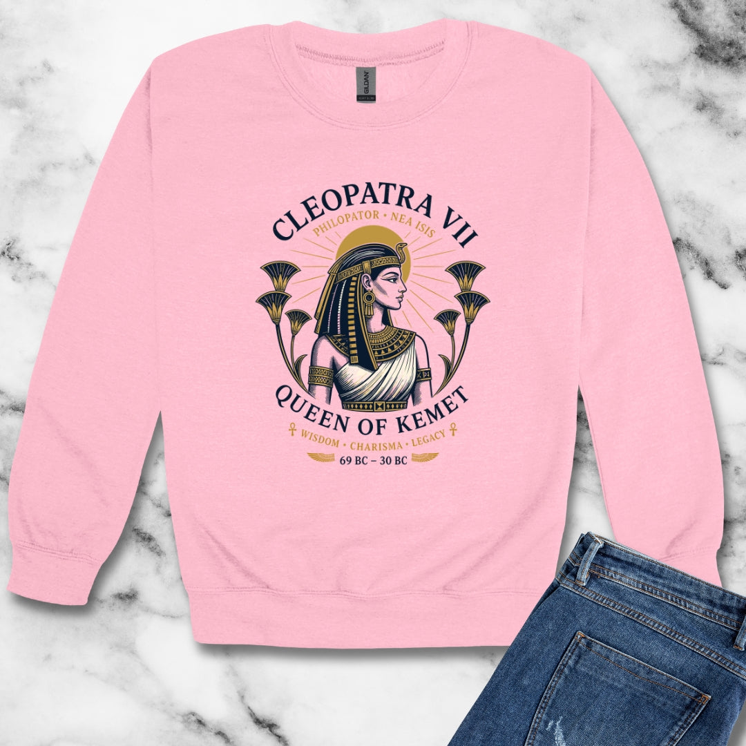 Cleopatra Queen of Kemet Unisex Heavy Crewneck Sweatshirt