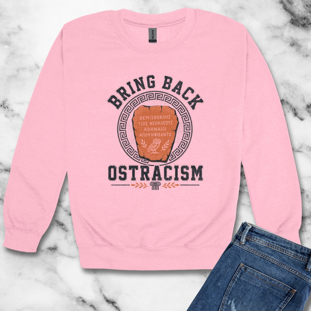 Bring Back Ostracism Ancient Athens Unisex Heavy Crewneck Sweatshirt
