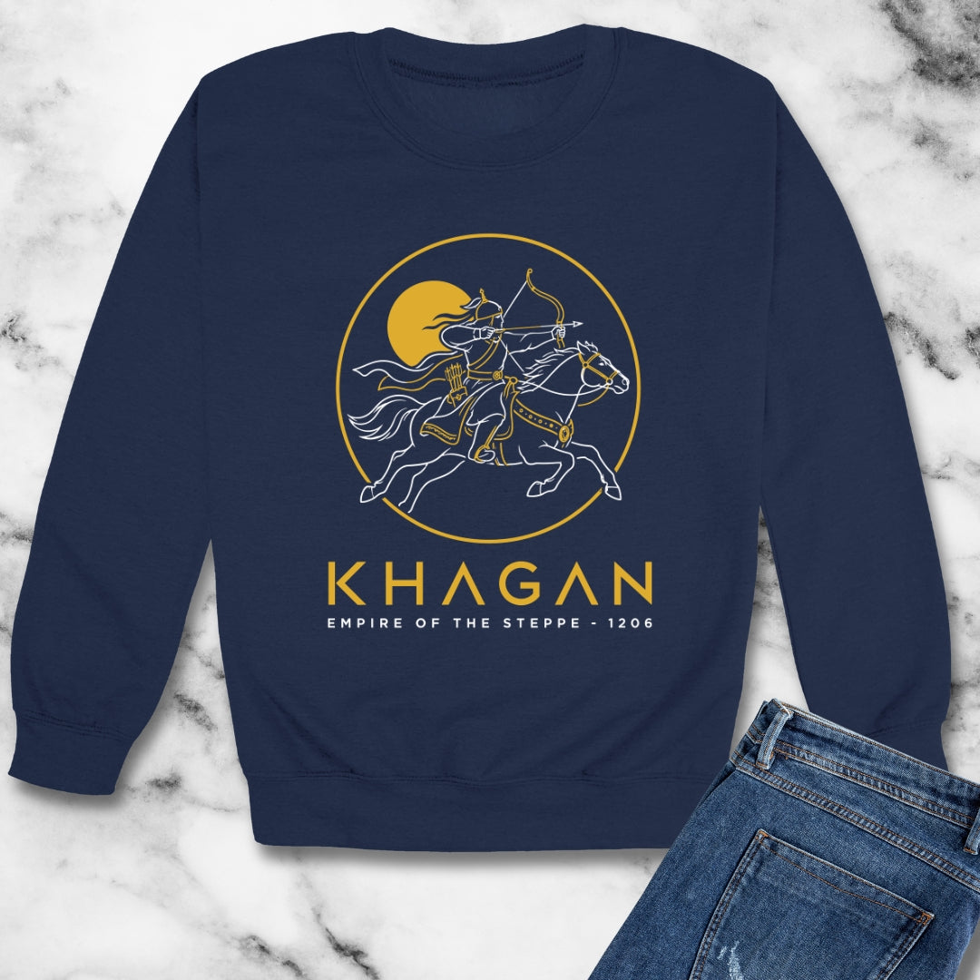 Khagan Empire of the Steppe Unisex Heavy Crewneck Sweatshirt