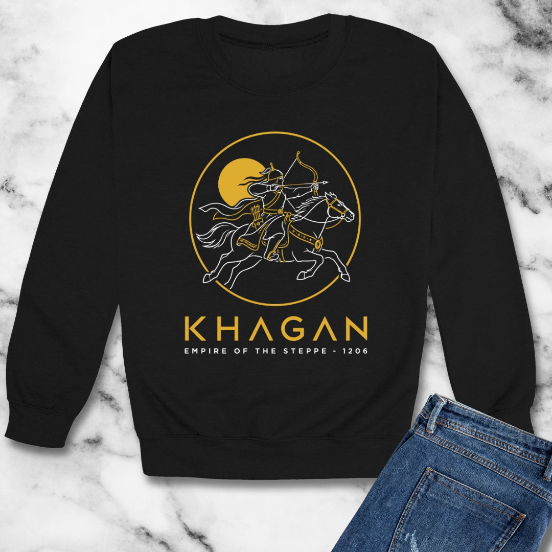 Khagan Empire of the Steppe Unisex Heavy Crewneck Sweatshirt